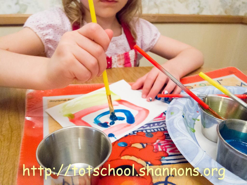 Condensed Milk Puffy Paint « Shannon's Tot School