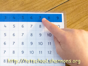 Montessori Finger Chart for Addition (Free Printables)